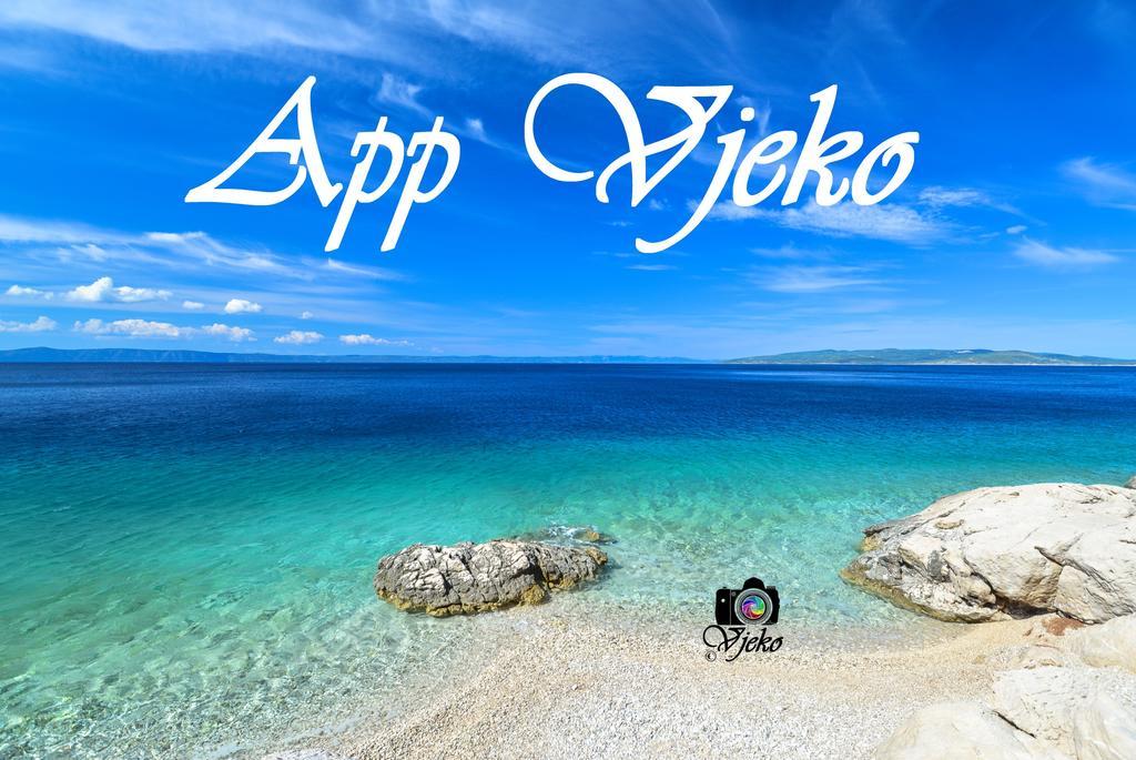 מאקרסקה Apartments Vjeko מראה חיצוני תמונה